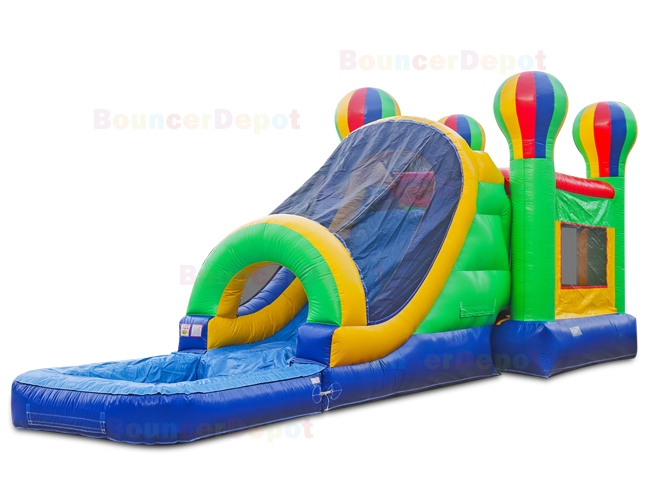 Hot Air Balloon Combo Slide Pool