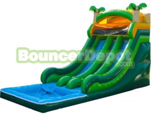 18 Ft Double lane Tropical Wet Dry Slide