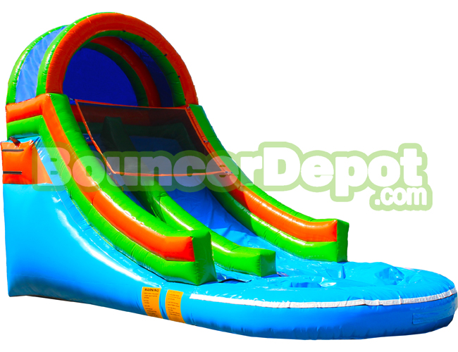 16 Feet Front Load Inflatable Water Slide