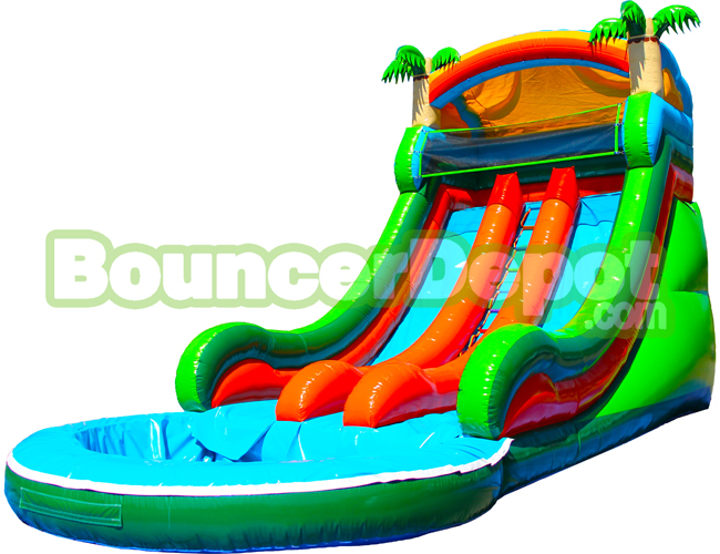 Double Lane Water Slide