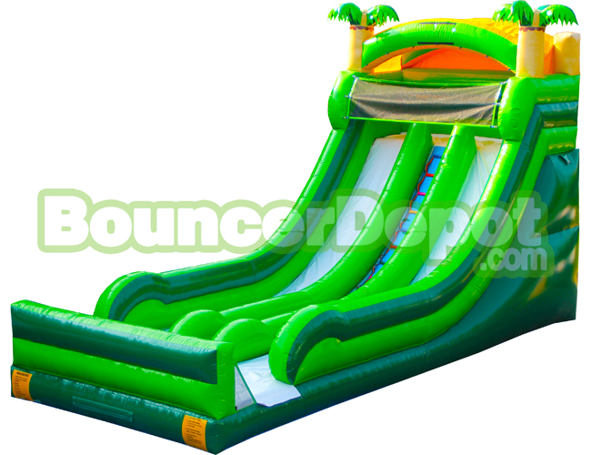 18 ft Double Lane Slide and Slip