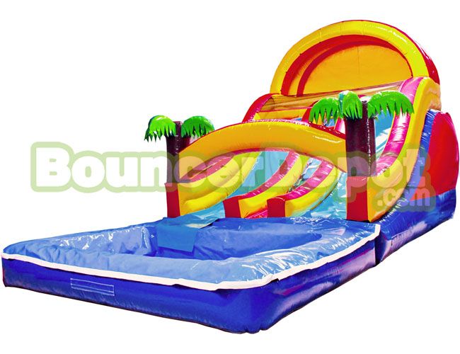 15 Ft Dual Water Slide