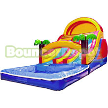 15 Ft Dual Water Slide