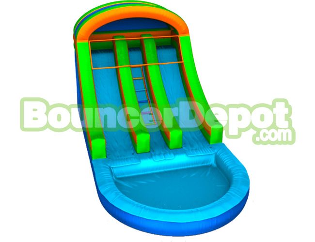16 Feet Double Lane Commercial Slide