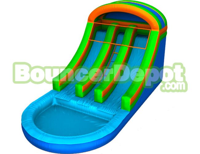 16 Feet Double Lane Commercial Slide