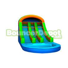 16 Feet Double Lane Commercial Slide