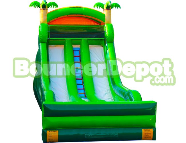 18 Ft Double Lane Slide And Slip