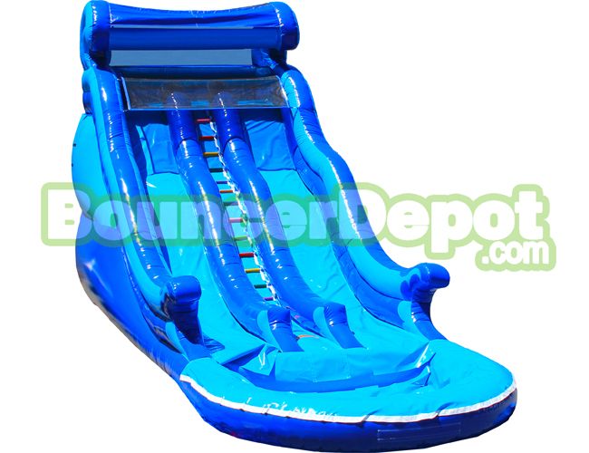 20 Feet Double Lane Commercial Inflatable Water Slide