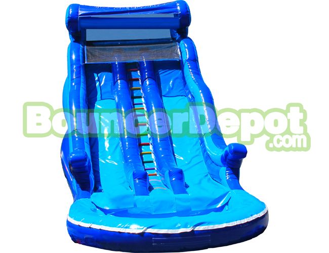 20 Feet Double Lane Commercial Inflatable Water Slide