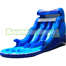 20 Feet Double Lane Commercial Inflatable Water Slide
