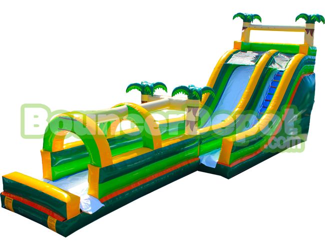 20 Feet Jungle Slide Slip Commercial Water Slide
