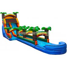 20 Feet Tropical Slide And Slip N Splash