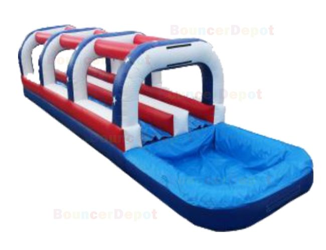 2 Lane All American Inflatable Slip N Splash