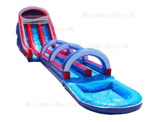 21 Feet Commercial Water Slide With Slip