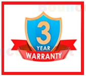 3 YEARS WARRANTY