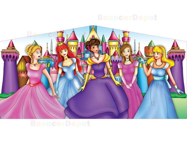 Princess Bounce House Banner 2