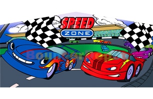 Racing Cars Panel