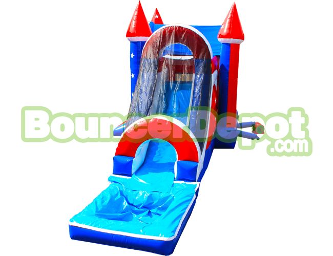 All American Castle Inflatable Combo Jumper