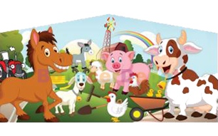 Farm Bounce House Banner