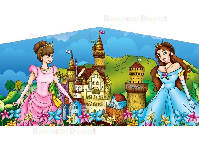 Princess Bounce House Banner 1