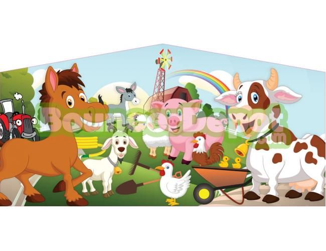 Farm Bounce House Banner