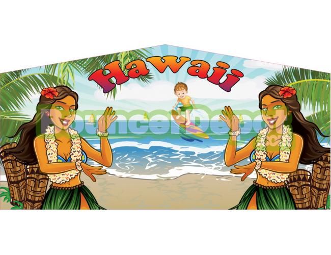 Hawaii Bounce House Banner