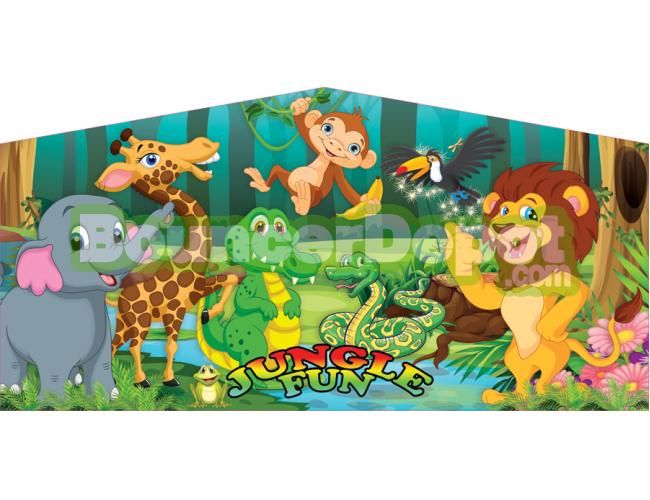 Jungle Bounce House Banner