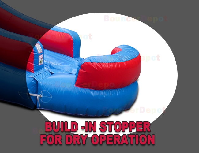 Bright Wet n Dry Compact Castle Combo Jump House