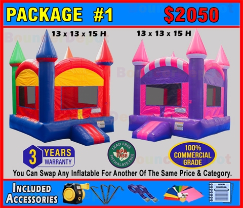 2 Bounce House Package