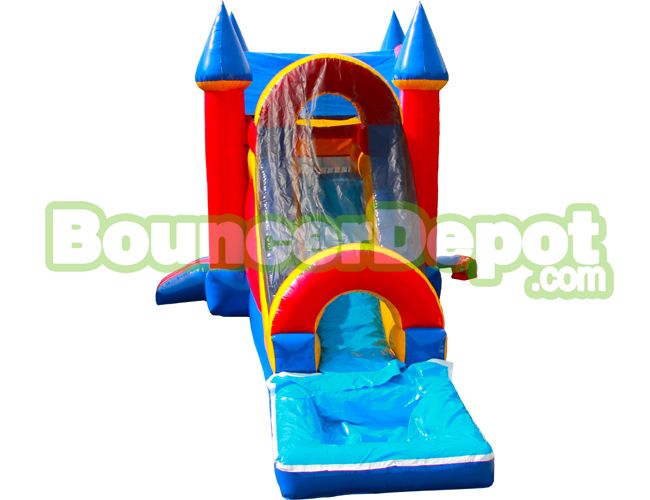Rainbow Castle Inflatable Combo Jumper