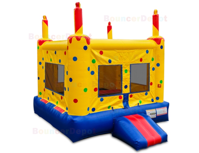 Birthday Cake Commercial Grade Bouncy House