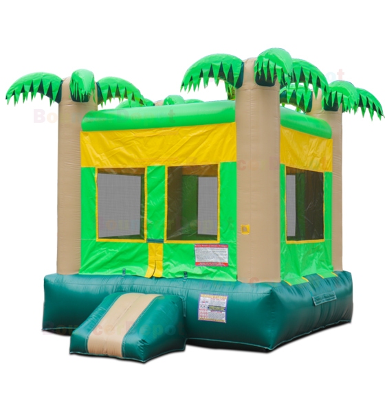 Tropical Moon Jump Bounce House