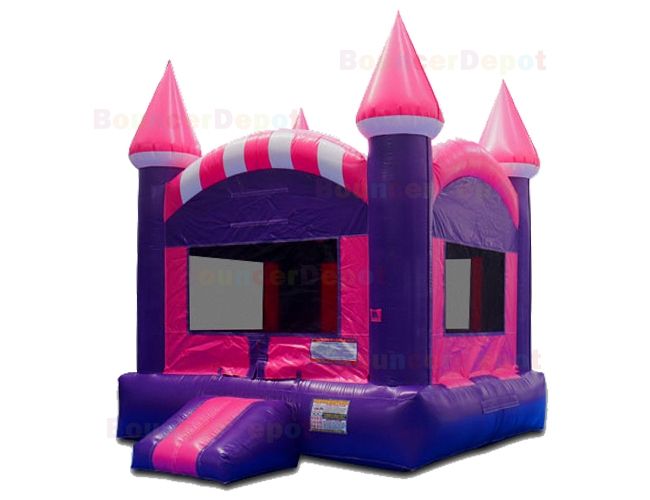 Pink Purple Castle Bounce House