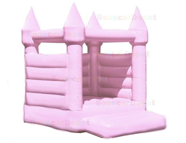 Pastel Wedding Bounce House