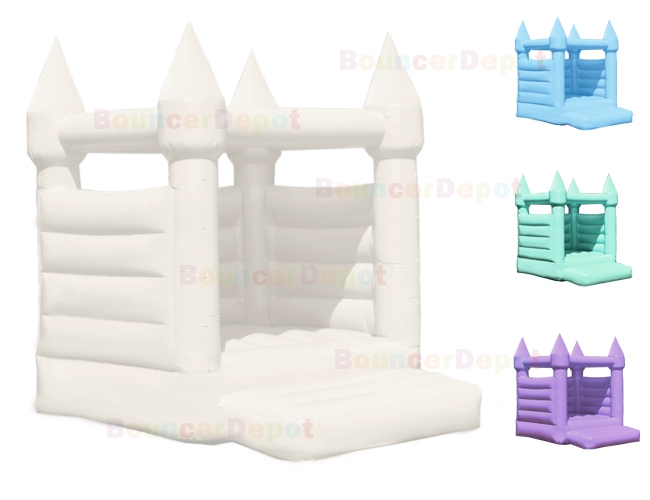 Pastel Wedding Bounce House