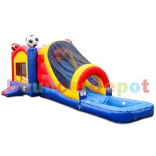 Sports Arena Combo Jumper Slide With Pool