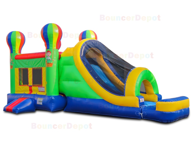 Combo Balloon Slide Moonwalk