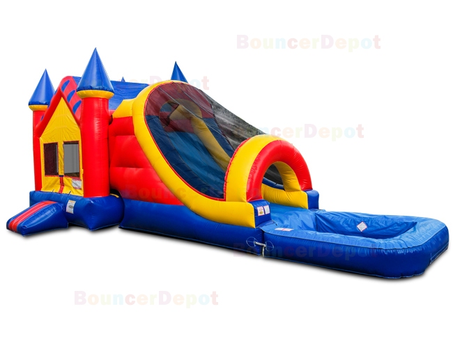 Rainbow Castle Inflatable Combo Jumper