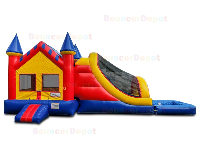 Rainbow Castle Inflatable Combo Jumper