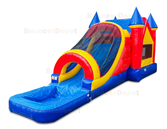 Rainbow Castle Inflatable Combo Jumper