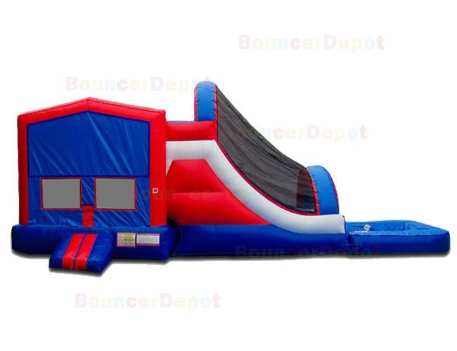 Modular Combo Space Walk Inflatable with Pool