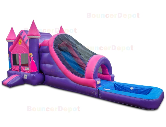 Bounce house clearance with pool
