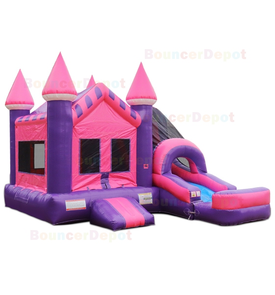 Princess Castle Combo Moon Walk Bounce House