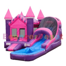 Pink And Purple Combo Castle With Pool