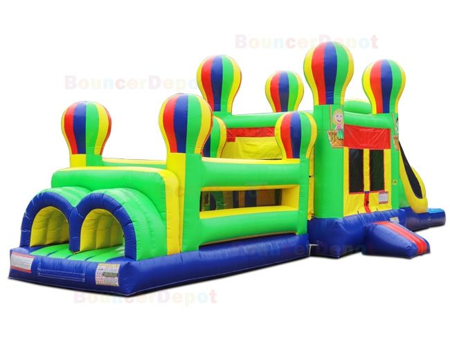 Commercial Combo Balloon Bouncer Wet N Dry