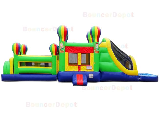 Commercial Combo Balloon Bouncer Wet N Dry