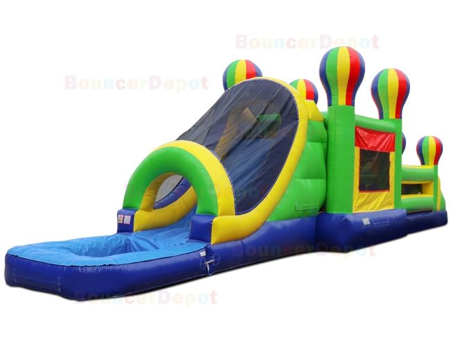 Commercial Combo Balloon Bouncer Wet N Dry