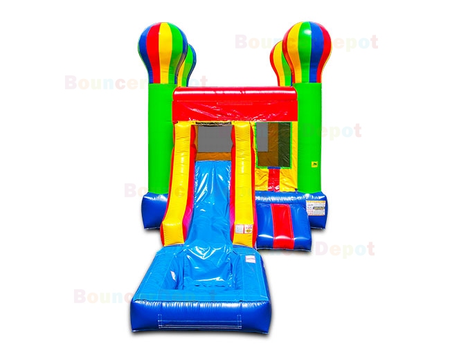 Balloon Bounce House Slide Combo with Pool