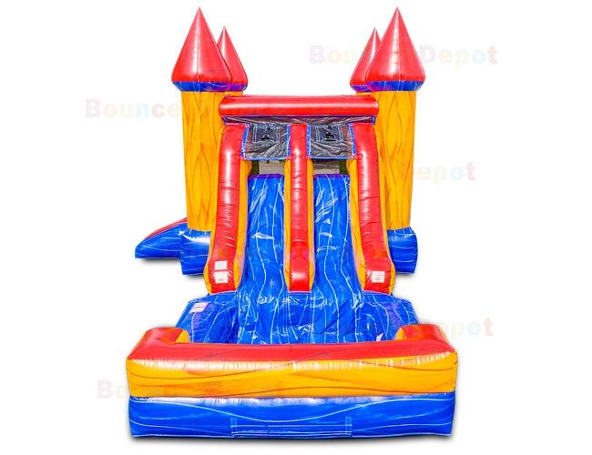 Rainbow Rush Double Lane Combo with Pool