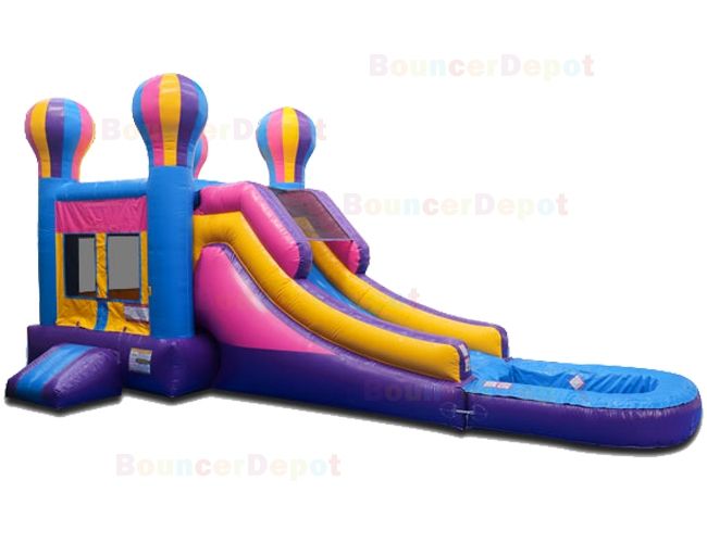 Compact Combo Balloon Bouncer With Pool